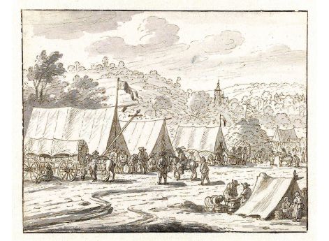 Палаточный лагерь голландской армии Вильгельма III (1675)