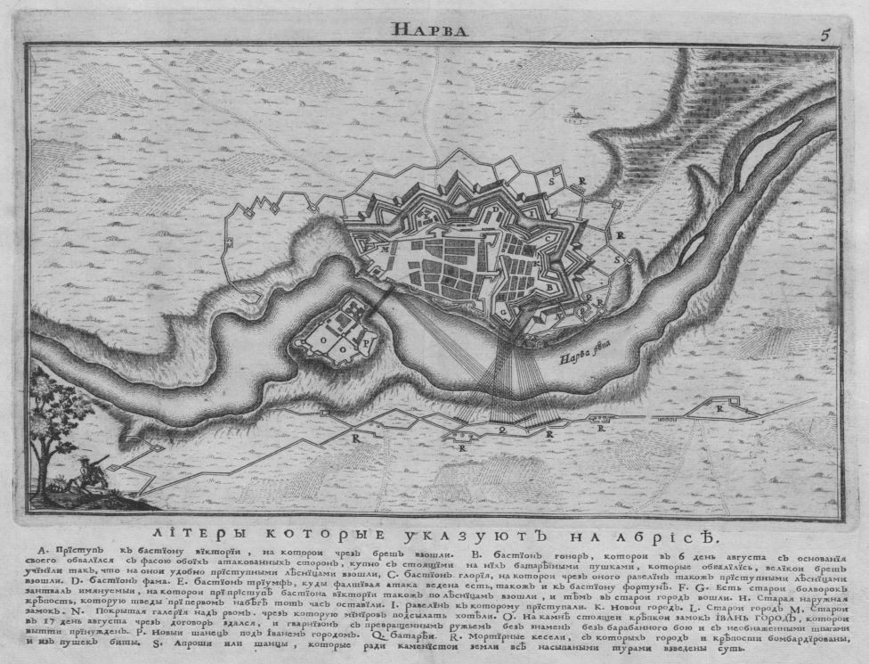 Осада Нарвы в 1704 г.