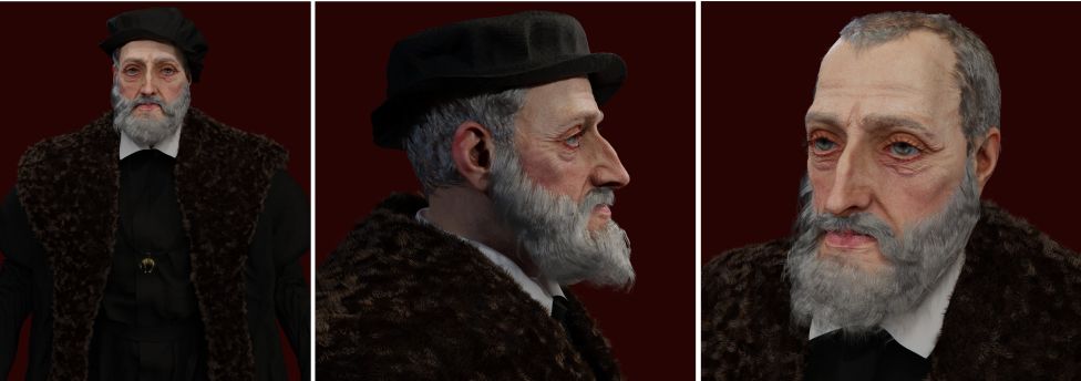 Реконструкция портрета Карлоса I Испанского, Карла V императора Священной Римской империи