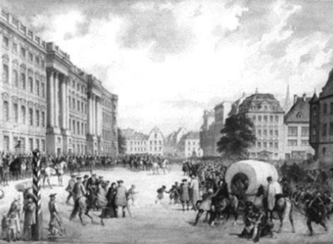 А.Е. Коцебу. 1849 год. Вступление русских войск в Берлин в 1760 году.