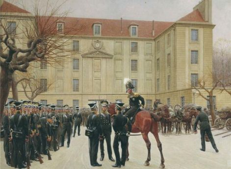 Гвардейский экипаж в Париже в 1814 г. Розен И.С. 1911 г