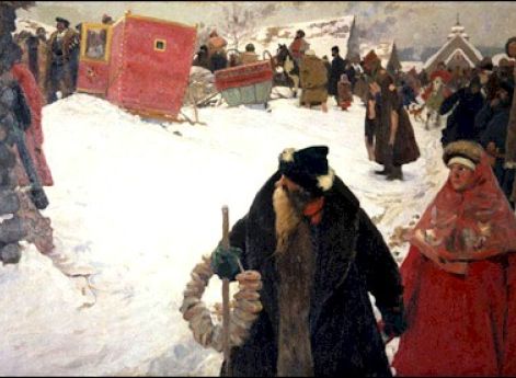 Прибытие иностранных послов. С.В.Иванов.1901 год