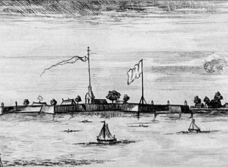 Санкт-Петербург. Питер Пикарт. Гравюра 1704 года