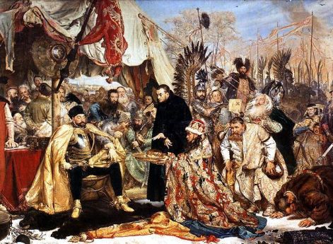 Стефан Баторий под Псковом. Ян Матейко. 1872 год