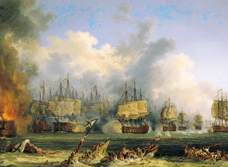 Гибель русского корабля „Святой Евстафий“