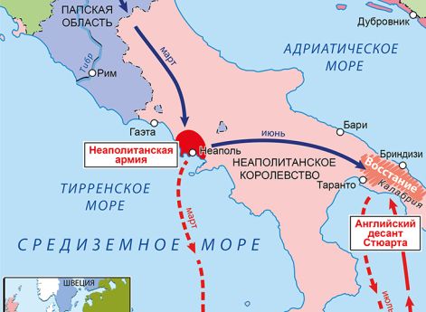 Действия в Южной Италии, февраль–июль 1806 г.