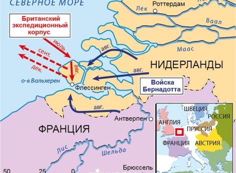 Действия в Нидерландах, июль–декабрь 1809 г.