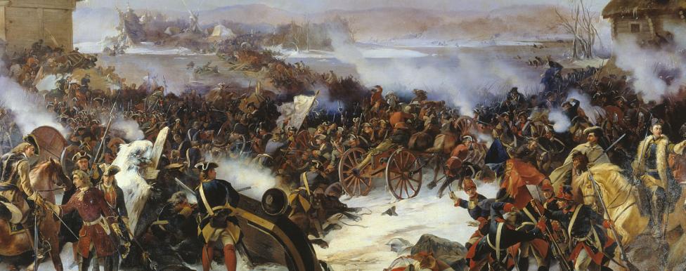 Сражение под Нарвой 19 ноября 1700 года