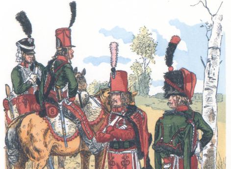 Франция. 8-й гусарский полк