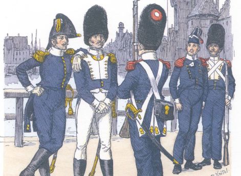 Данциг. 1-й гренадерский батальон вольного города (1808)