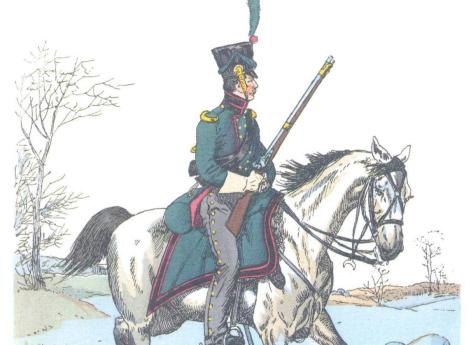 Франкфурт-на-Майне. Добровольческие конные егеря (1814)