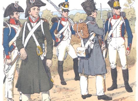 Франция. Фузилеры линейной пехоты