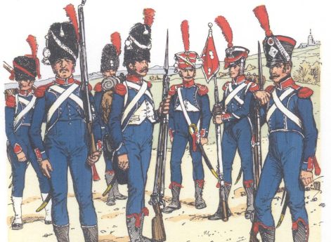 Франция. Карабинеры легкой пехоты