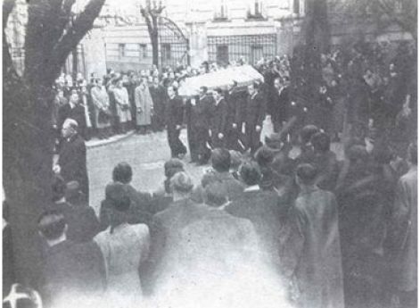 Похороны Яна Оплетала. 15 ноября 1939 г.
