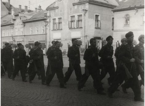 Богемский батальон во время Пражского восстания в мае 1945 г.