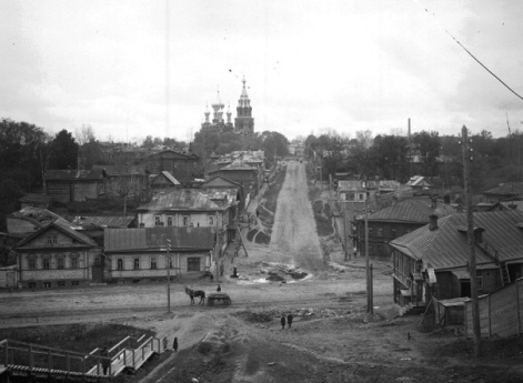 Вид Спасской улицы. Нижний Новгород.