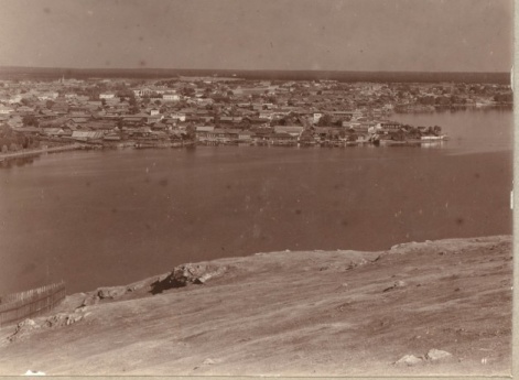 Тагильский пруд на р. Тагил. Нижний Тагил, Верхотурский уезд Пермской губернии.