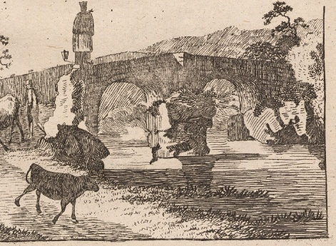 На водопое. Иллюстрация к 6-му уроку из учебника рисования XVIII века