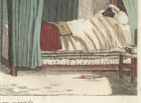 Иллюстрация к сказке «Красная шапочка» в книге