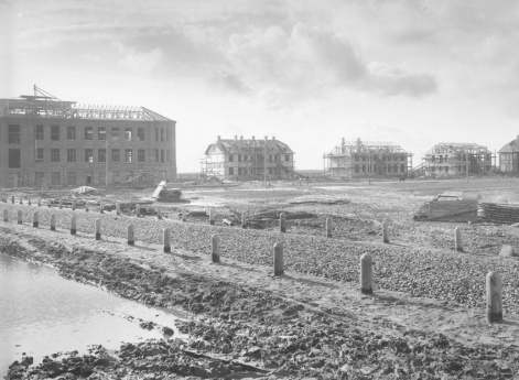 Завод «Фельзер» Общий вид постройки на главную контору и рабочий поселок. Нижний Новгород.