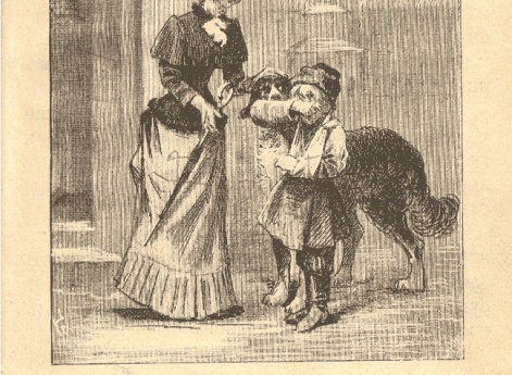 «Мальчик, а мальчик, о чем плачешь?» – вдруг раздалось над ухом Миши. Иллюстрация в книге