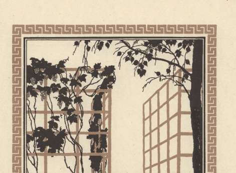 Лисица и виноград. Иллюстрация в книге