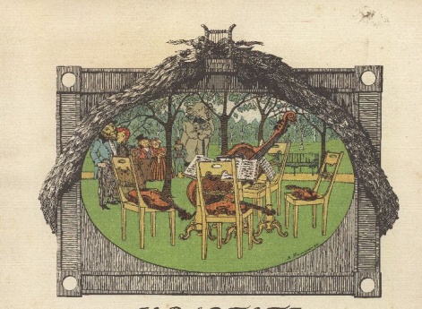 Иллюстрация к басне «Квартет» в книге