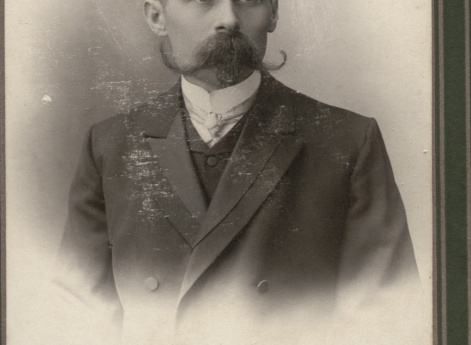 Портрет владельца аптеки Франца Юрьевича Лобановского. Муром. 28 сентября 1908.