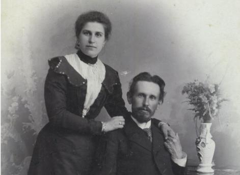 Портрет Петра Ивановича Целебровского с женой Марией Семеновной (урожденной Ершовой).