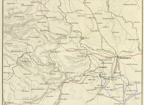 Движение обеих сторон, предшествовавшее сражению при Люцене