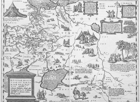 Карта Антона Дженкинсона 1562 г