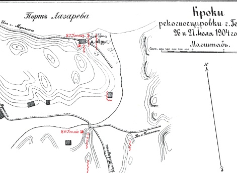 Рекогносцировки города Гензана 26 и 27 июля 1904 года
