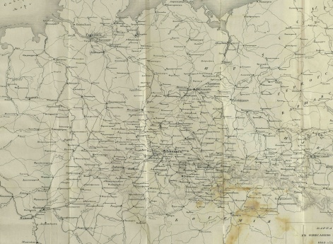 Карта к описанию войны 1813 года