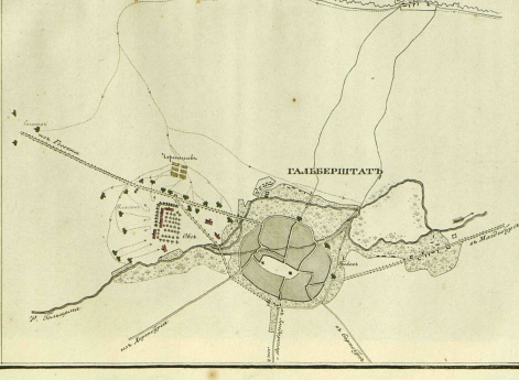 План дела при Гальберштате