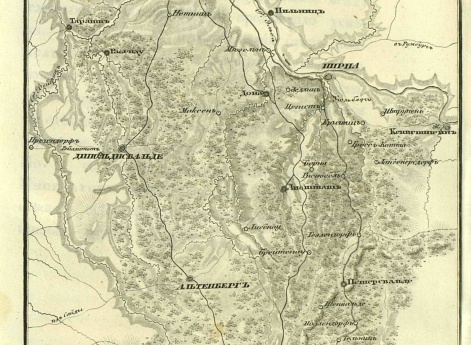 Карта для объяснения действий между Дрезденом и Теплицем