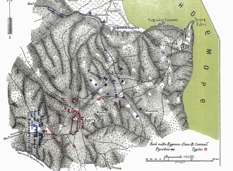 Осада Варны с 24 июля/5 августа до 29 сентября/11 октября 1828 года. C. Бой под Курт-Тепе 18/30 сентября