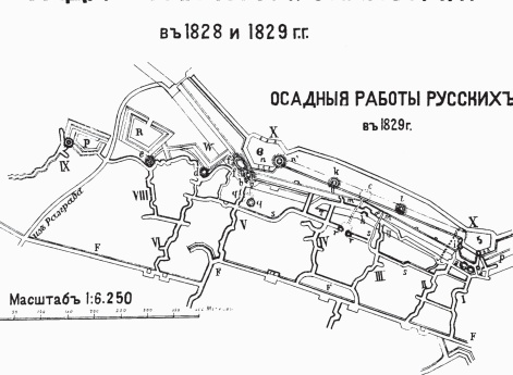 Осада Браилова и Силистрии в 1828 и 1829 годах. Осадные работы русских в 1829 году