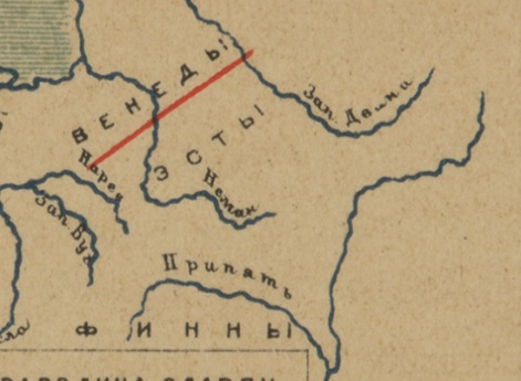 Прародина славян по Тациту (I век по Р.Х.)