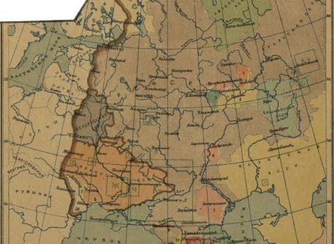 Европейская часть СССР. (к 1 января 1927 года)