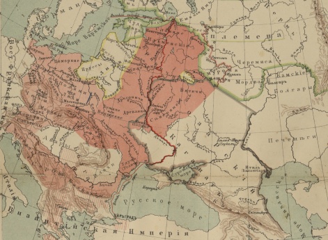 Восточная Европа около 862 года