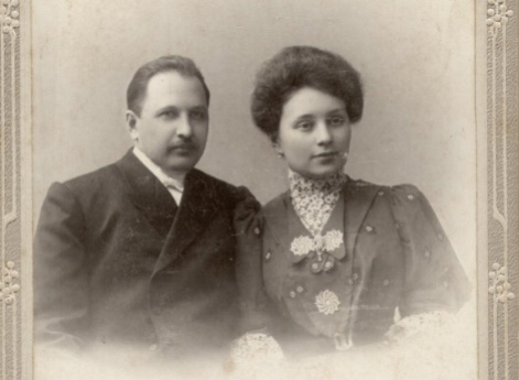 Фотопортрет Василия Лаврова с женой