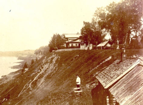 Вид на берег у с.Глебова