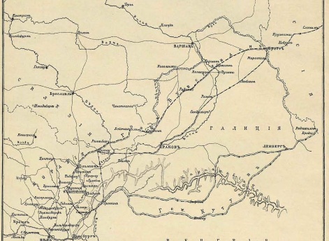Карта части театра войны 1805 года