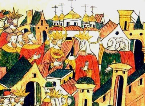 Иван Грозный на свадьбе Симеона Бекбулатовича