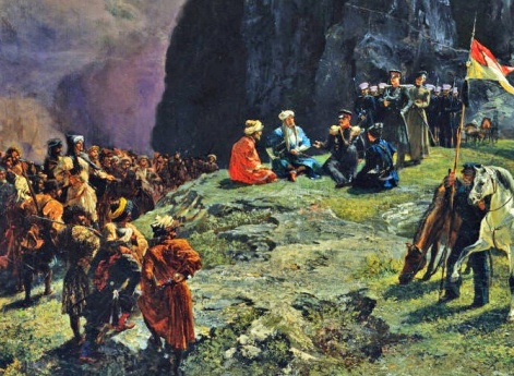 Свидание генерала Клюки фон Клюгенау с Шамилем в 1837 г 