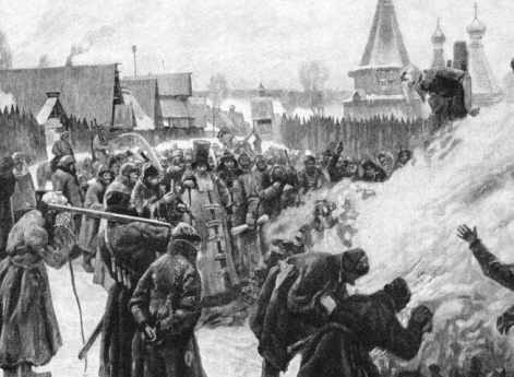 Сожжение протопопа Аввакума.
