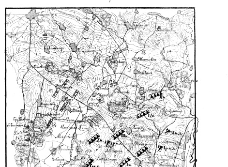 Сражение при Кениггреце. Положение в начале сражения