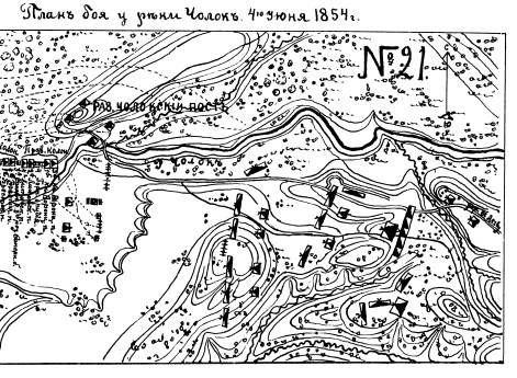 Бой у реки Чолок 4 июня 1854 года