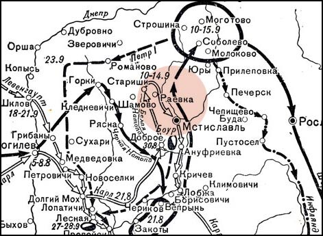 С точки зрения русского командования, этот принятый Карлом XII, совершенно бесполезный для шведов и оказавшийся крайне неудачным, кавалерийский бой 9–10 сентября 1708 г. был счастливым событием.