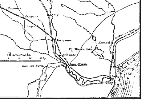 Печелийский округ от Таку до Пекина